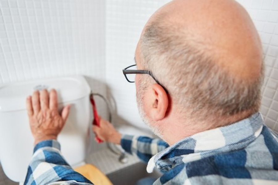 installation wc suspendu avec lave main